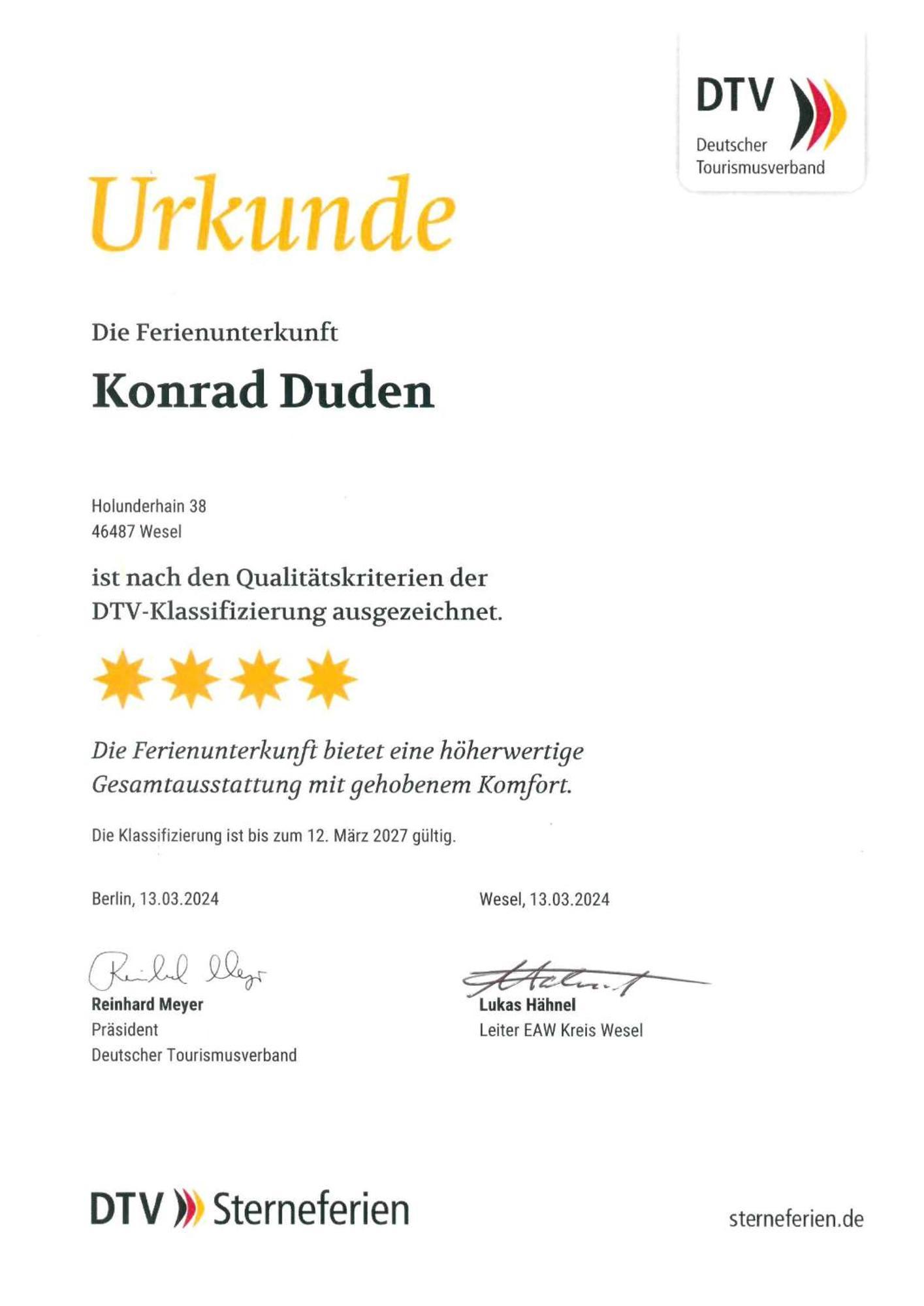 Ferienwohnung Konrad Duden 韦塞尔 外观 照片